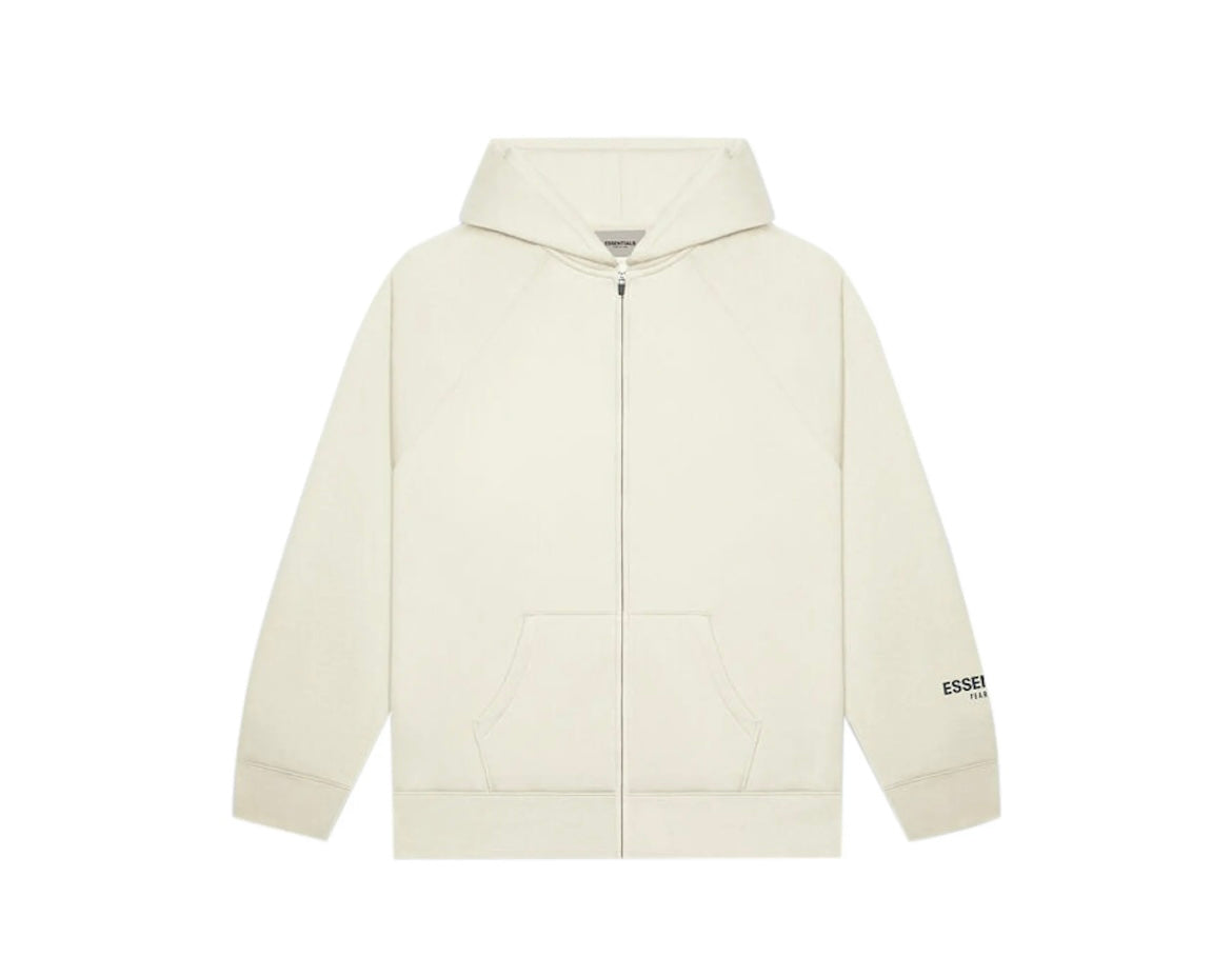 Essentials Cream Zip Up