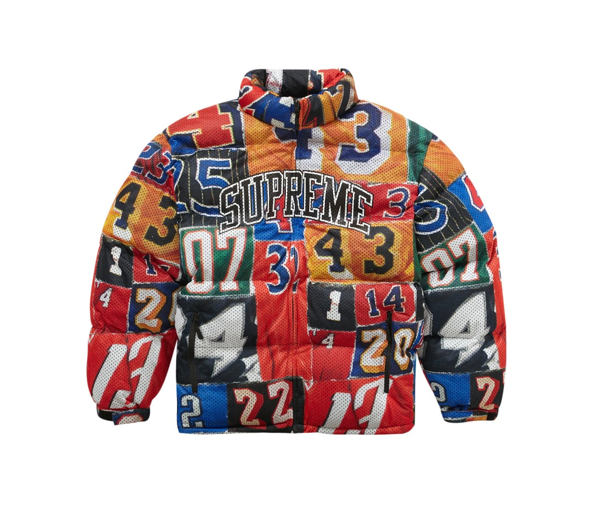 Supreme Mesh Jersey Puffer Jacket