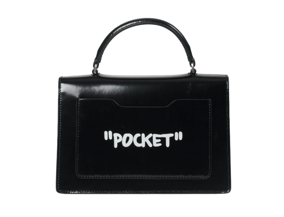 OFF-WHITE 1.4 Jitney Bag
"SALARY INSIDE" Black/White