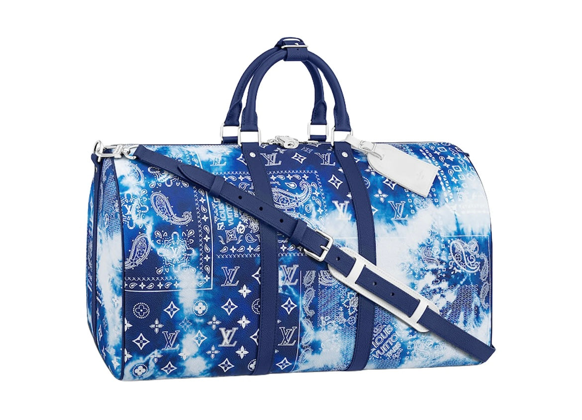 Louis Vuitton Keepall 50B
Monogram Bandana Bleached Blue
