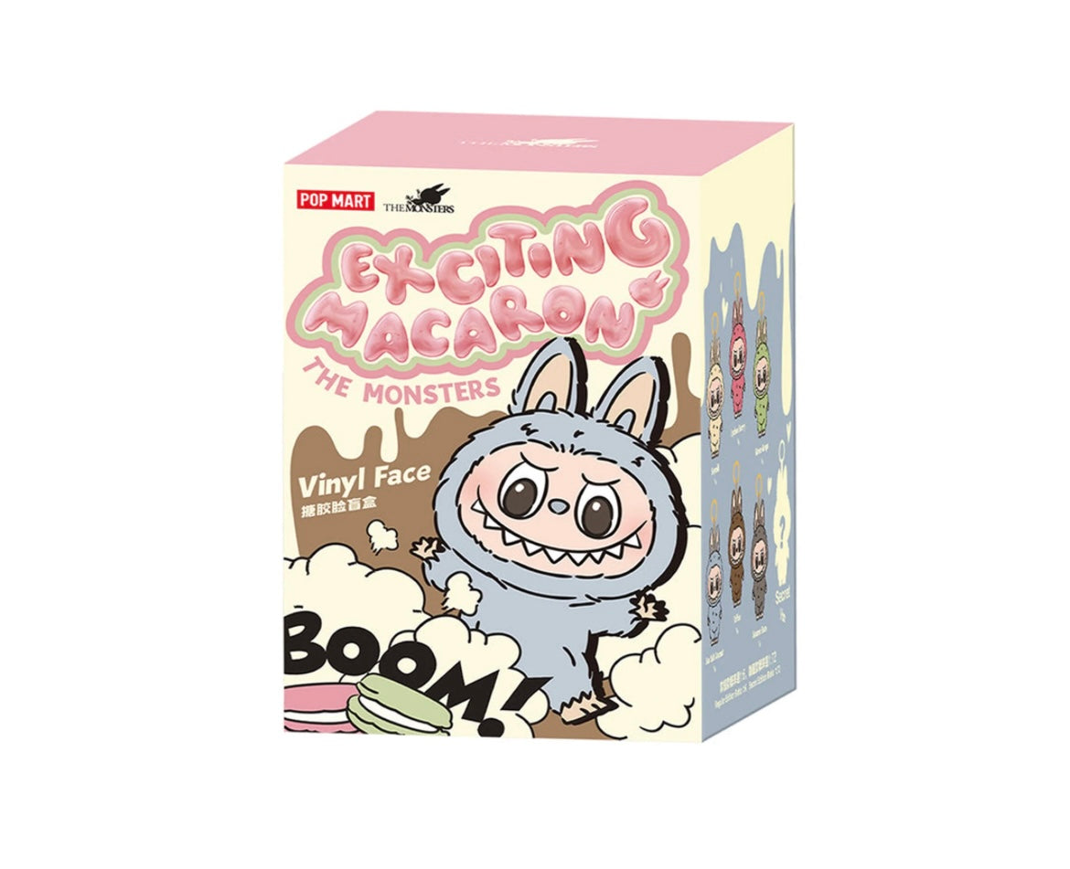 The Monsters LABUBU
Exciting Macaron Series Vinyl Plush
Pendant Face Sealed Case (Single Blind Box)