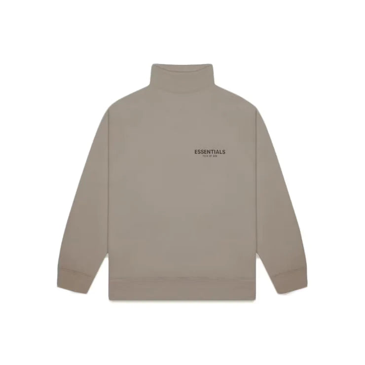 Essentials Mock Neck Sweatshirt Taupe