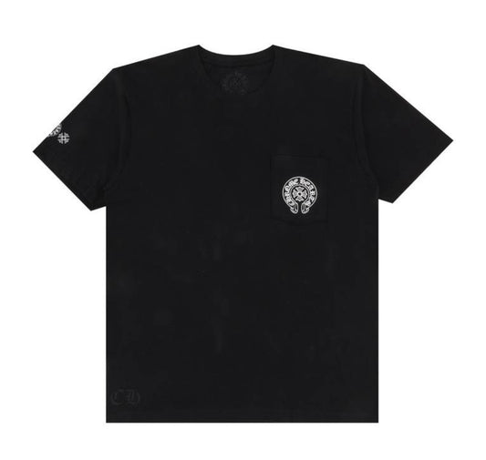 Chrome Hearts Gradient Logo T-
Shirt 'Black/Multicolor'