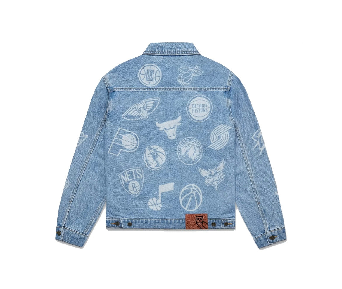 OVO NBA Team Icons Denim Jacket