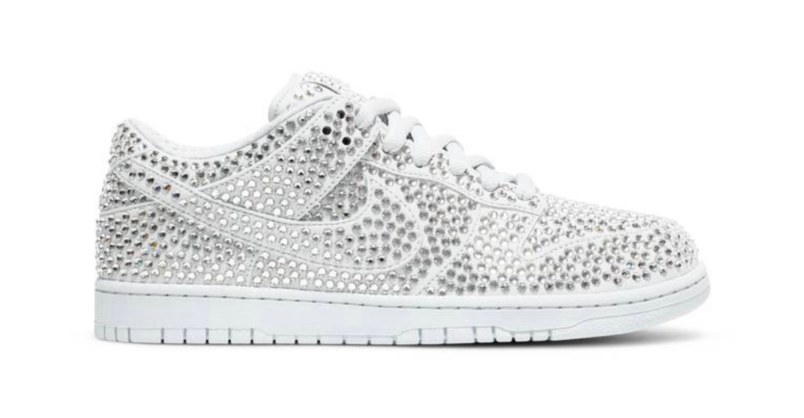 Cactus Plant Flea Market x
Swarovski x Dunk Low 'Pure Platinum’