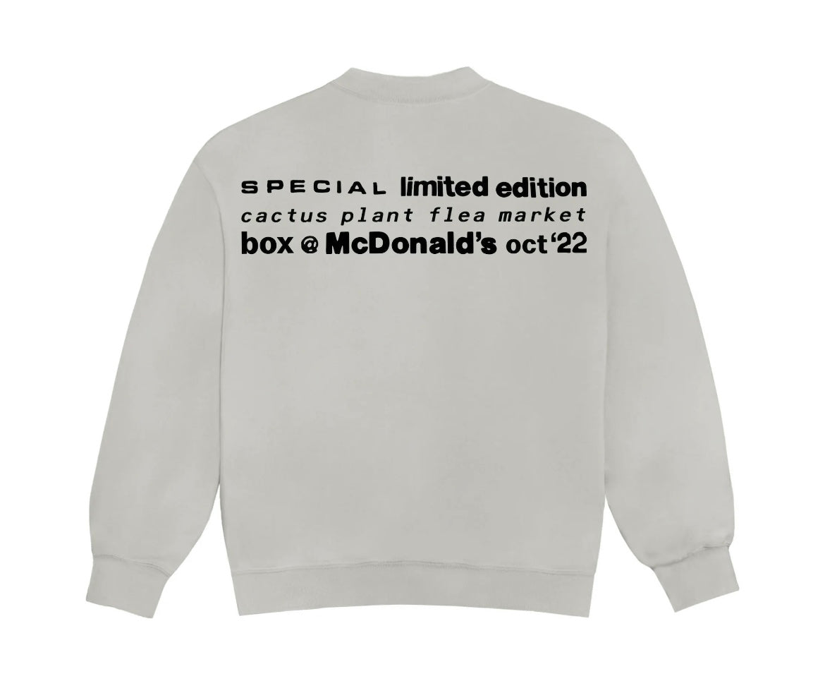 Cactus Plant Flea Market x
McDonald's Cactus Buddy! And Friends Crewneck