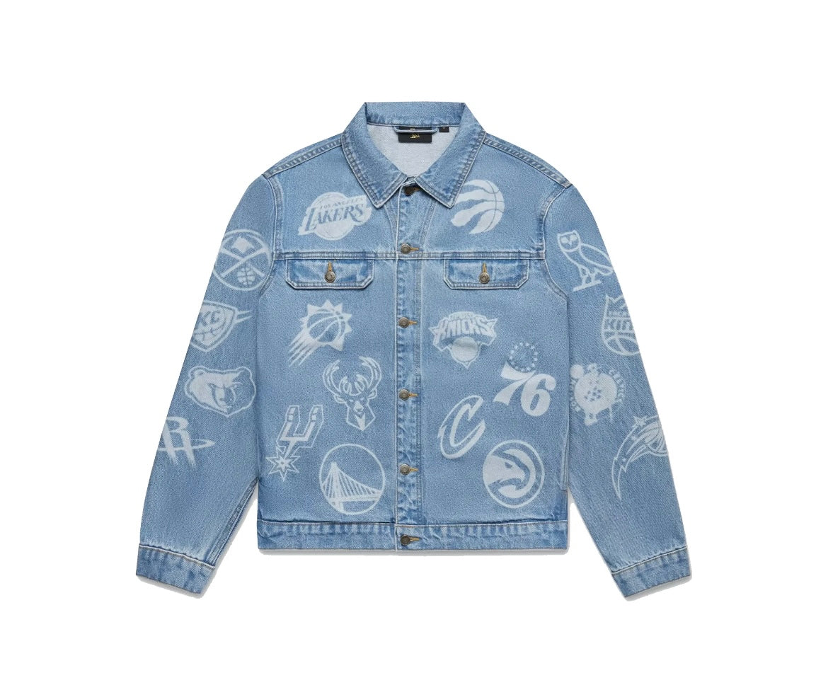 OVO NBA Team Icons Denim Jacket