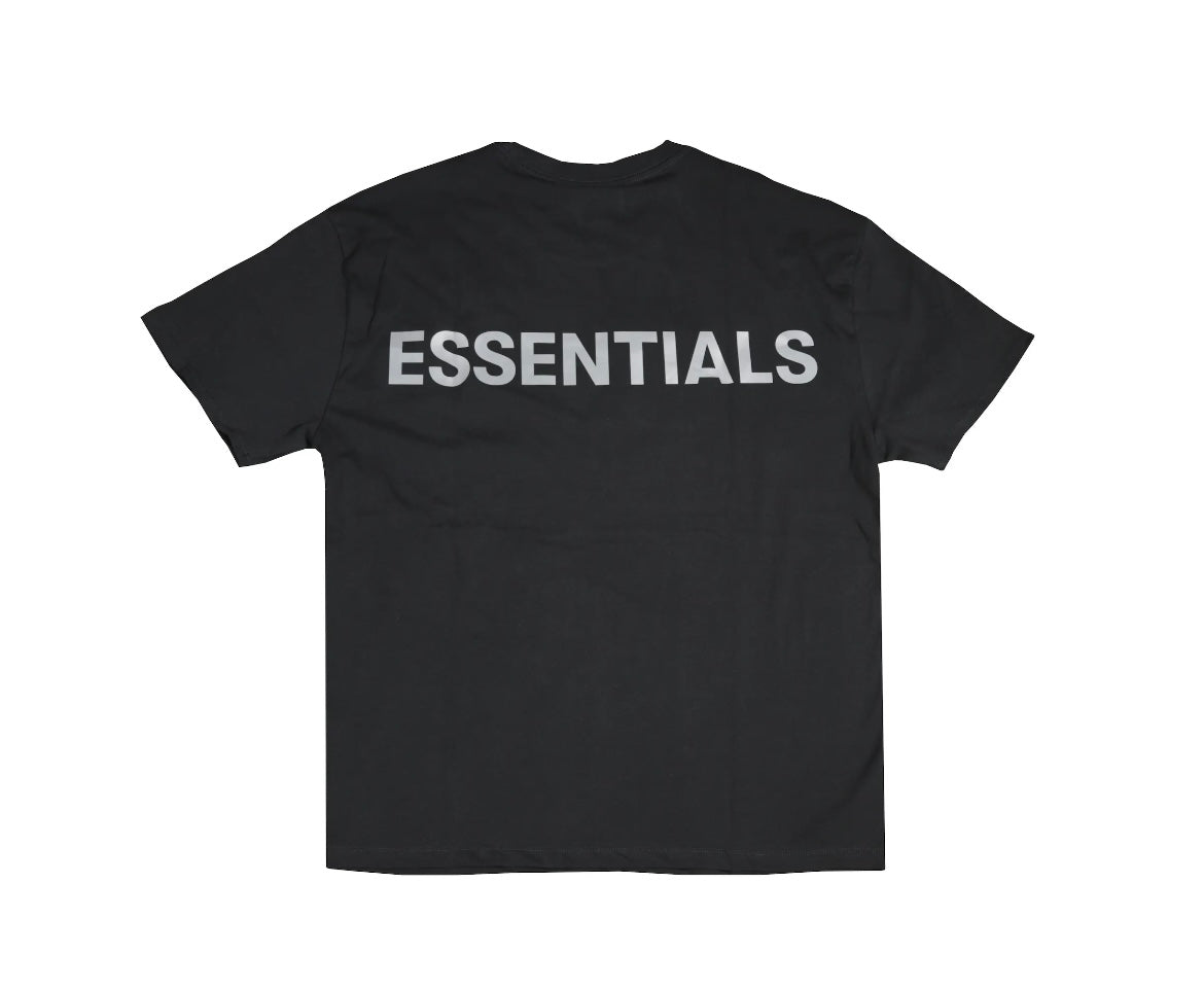 Essentials Black 3M Logo Tee