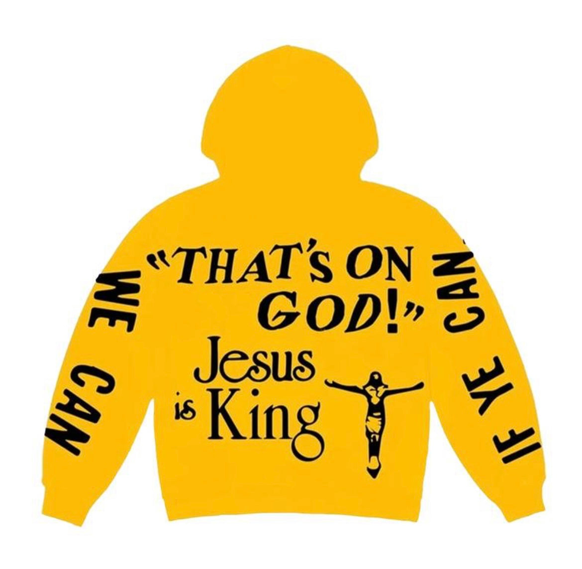 Cactus Plant Flea Market × Kanye
West For JIK Hoodie 'Yellow'