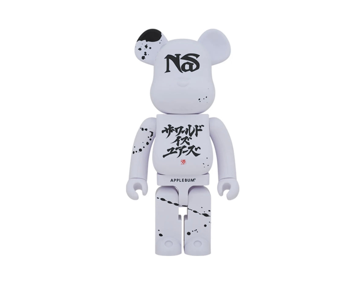 Bearbrick × Nas x APPLEBUM 1000%