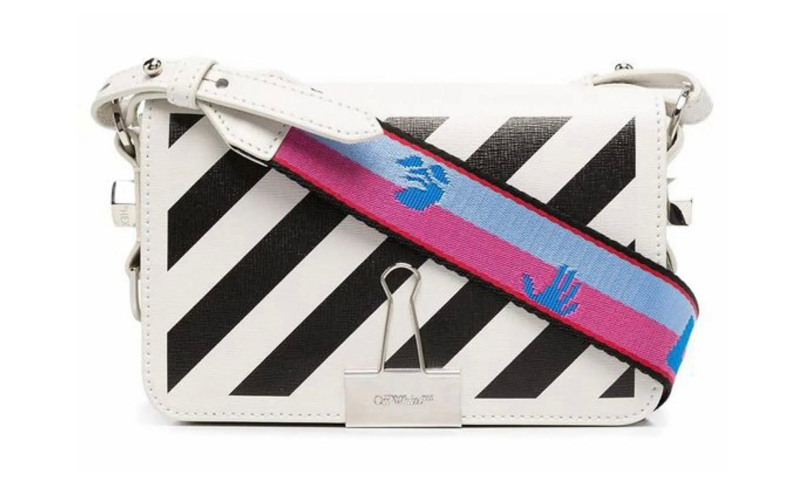 OFF-WHITE Diagonal Stripes Binder
Shoulder Bag