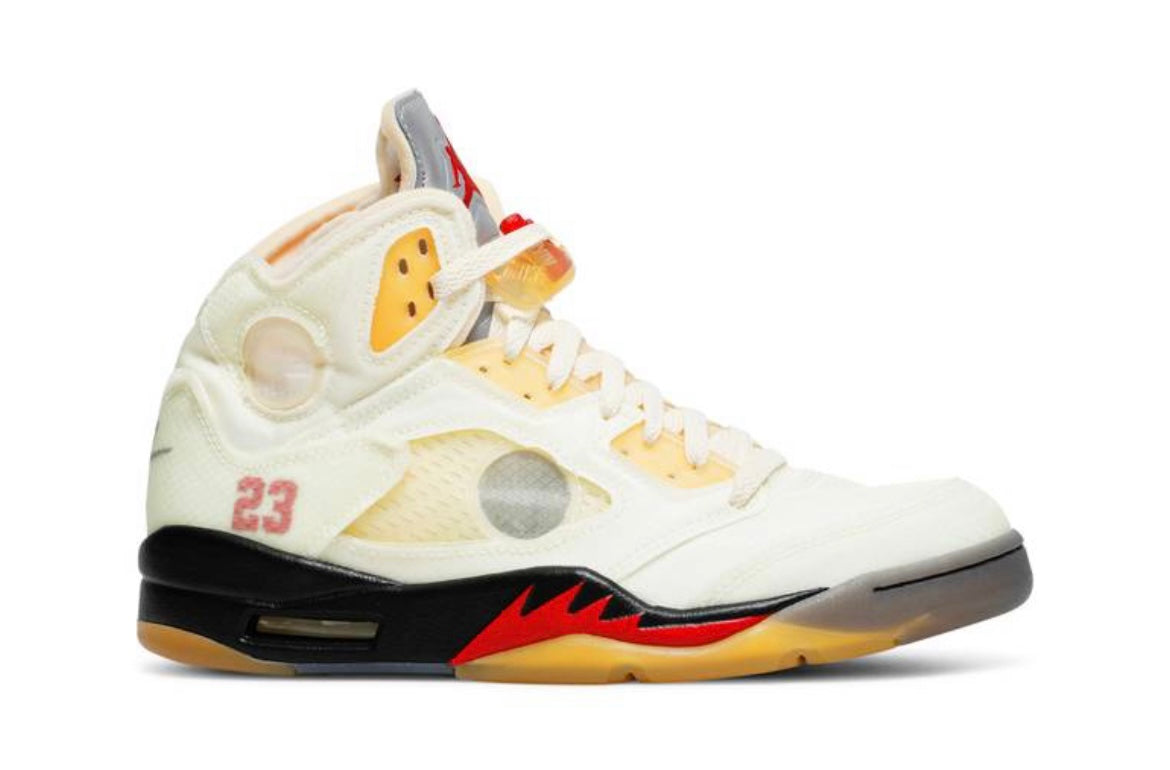 Off-White x Air Jordan 5 SP 'Sail'