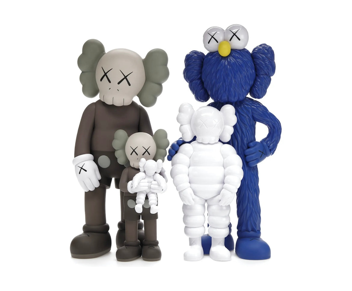 KAWS Family Vinyl Figures
Brown/Blue/White