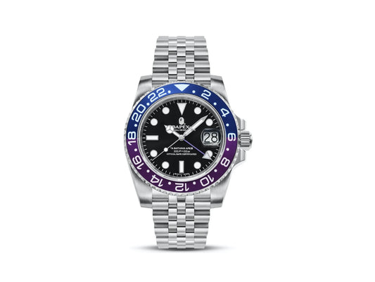 BAPE Type 2 Bapex #1 Watch
Silver/Blue/Purple