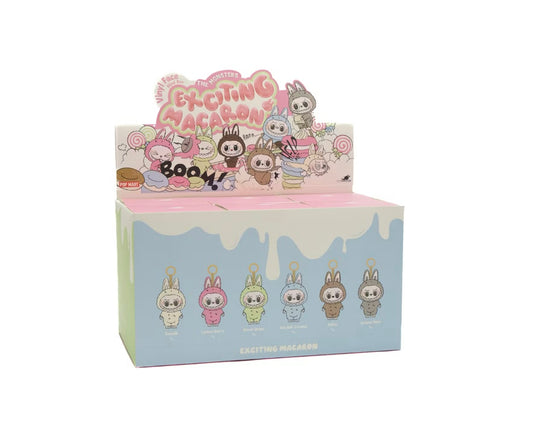 Pop Mart Labubu The Monsters
Exciting Macaron Vinyl Face Sealed
Case (6 Blind Boxes)