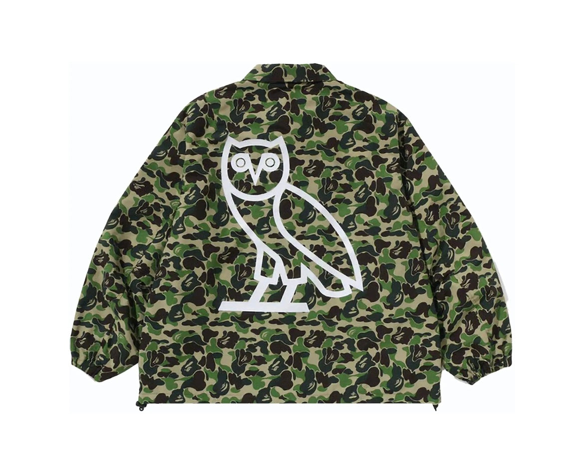 BAPE X OVO Coach Jacket