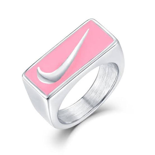 Pink Nike ring